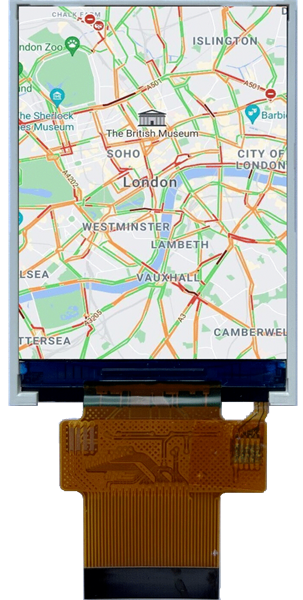 TFT Displays with High Brightness and Wide Operating Temperatures